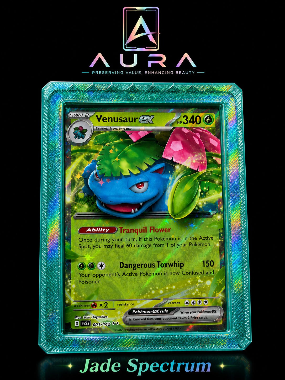 AURA Toploader Guard - Premium Glitter Card Protector