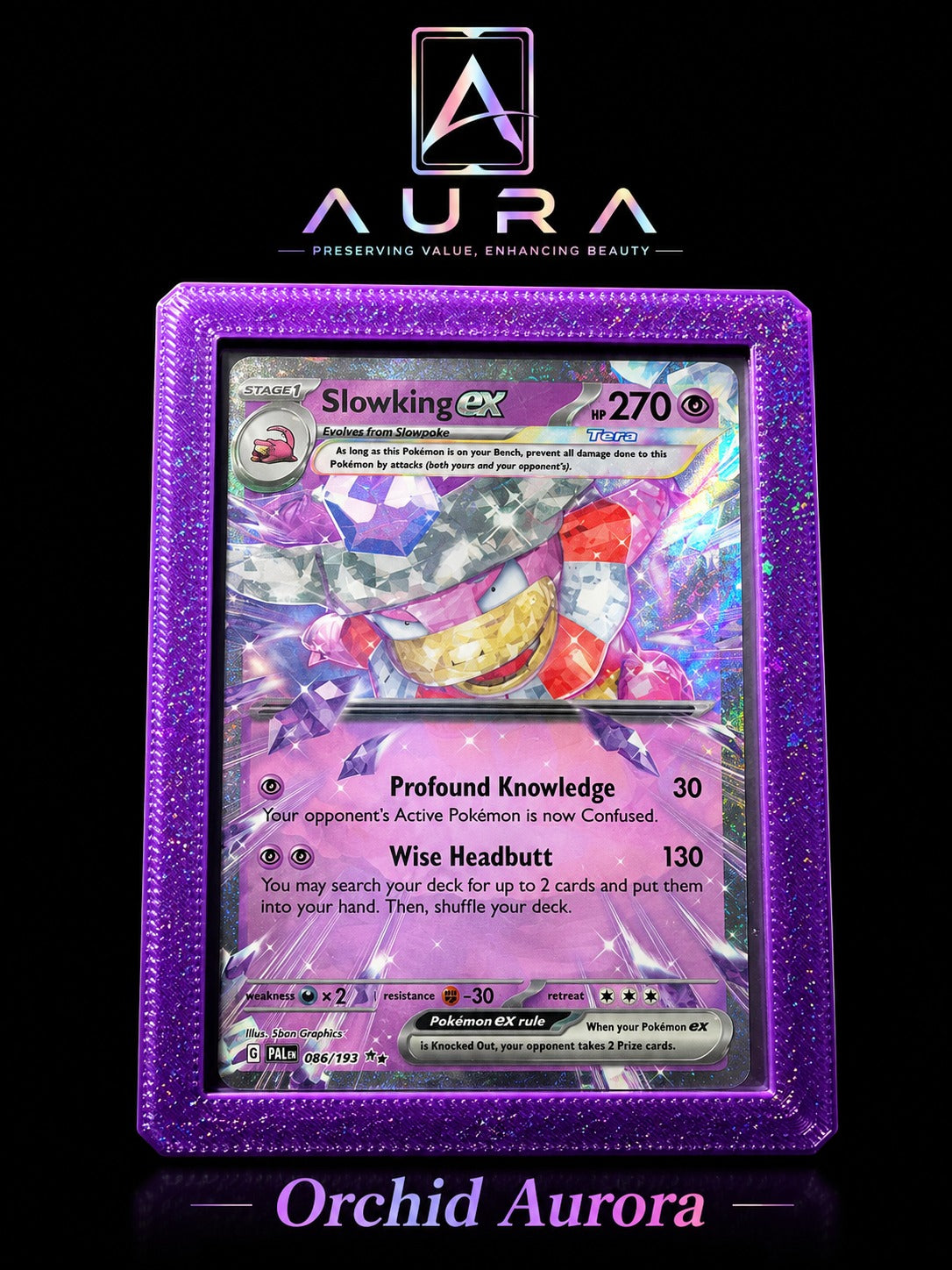 AURA Toploader Guard - Premium Glitter Card Protector