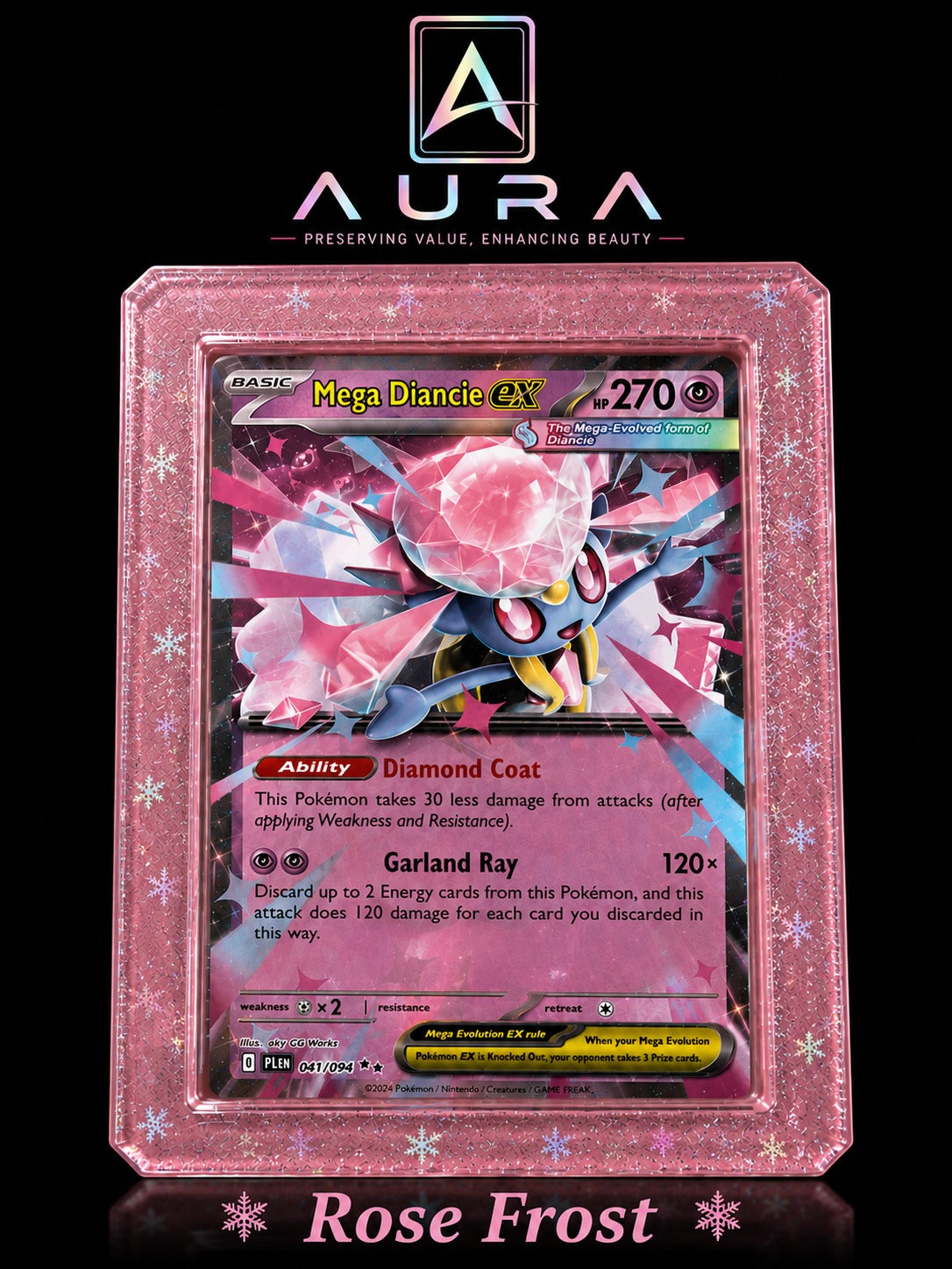 AURA Toploader Guard - Premium Glitter Card Protector